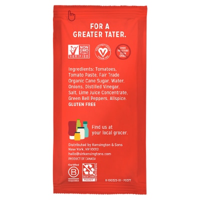 Sir Kensington's Classic Ketchup Classic 600 x 0.6 oz - 